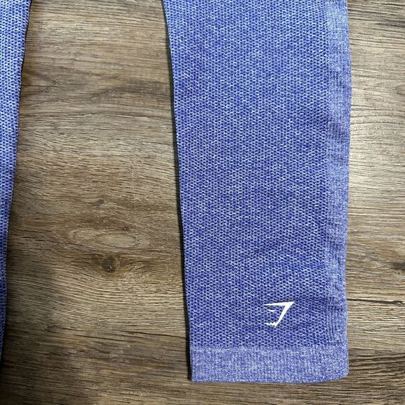 Gymshark Adapt Seamless Ombre Leggings Grey Purple Size Medium - Picture 5 of 6